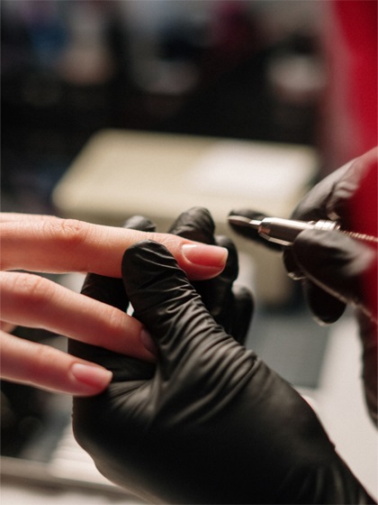 Rimozione con dry manicure